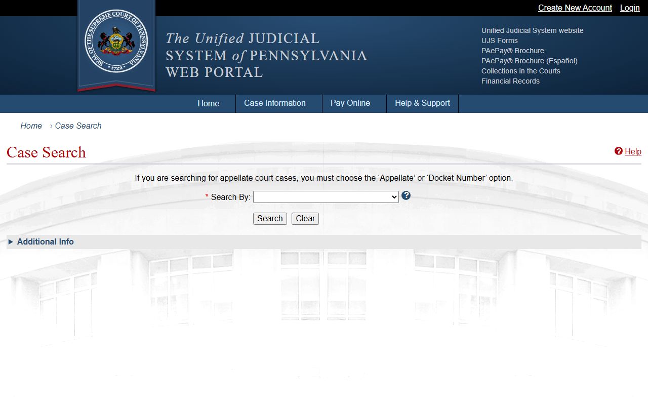 Crawford County court records after arrest in Pennsylvania UJS Case Search
